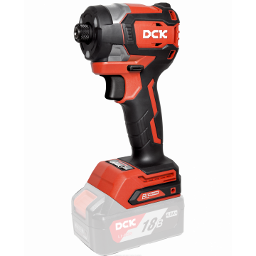 Дрель-шуруповерт аккум DCK KDPL208Z 18В, HEX-impact, 208нм, 3 скорости, подсветка.без Акб и З/У
