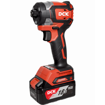 Дрель-шуруповерт аккум DCK KDPL208EM 2*4А/ч, HEX-impact, 208нм, 3 скорости, подсветка