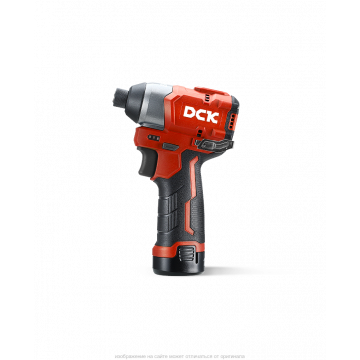 Дрель-шуруповерт аккум DCK KDPL04-8 Impact, HEX, 10.8в, 2*2а/ч, кейс, 140нм