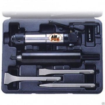 AIRPRO SA7301K прямого типа в комплекте с зубилами