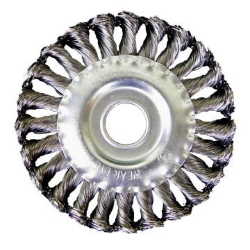 Щетка дисковая жгутовая Д125*13*22,2, ворс сталь 0,50