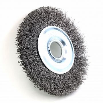 Щетка дисковая Д125*12*22,2, ворс гофр сталь 0,30 Щетка дисковая Д125*12*22,2, ворс гофр сталь 0,30